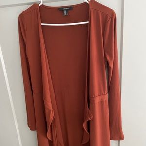 Forever 21 Camel Wrap Dress